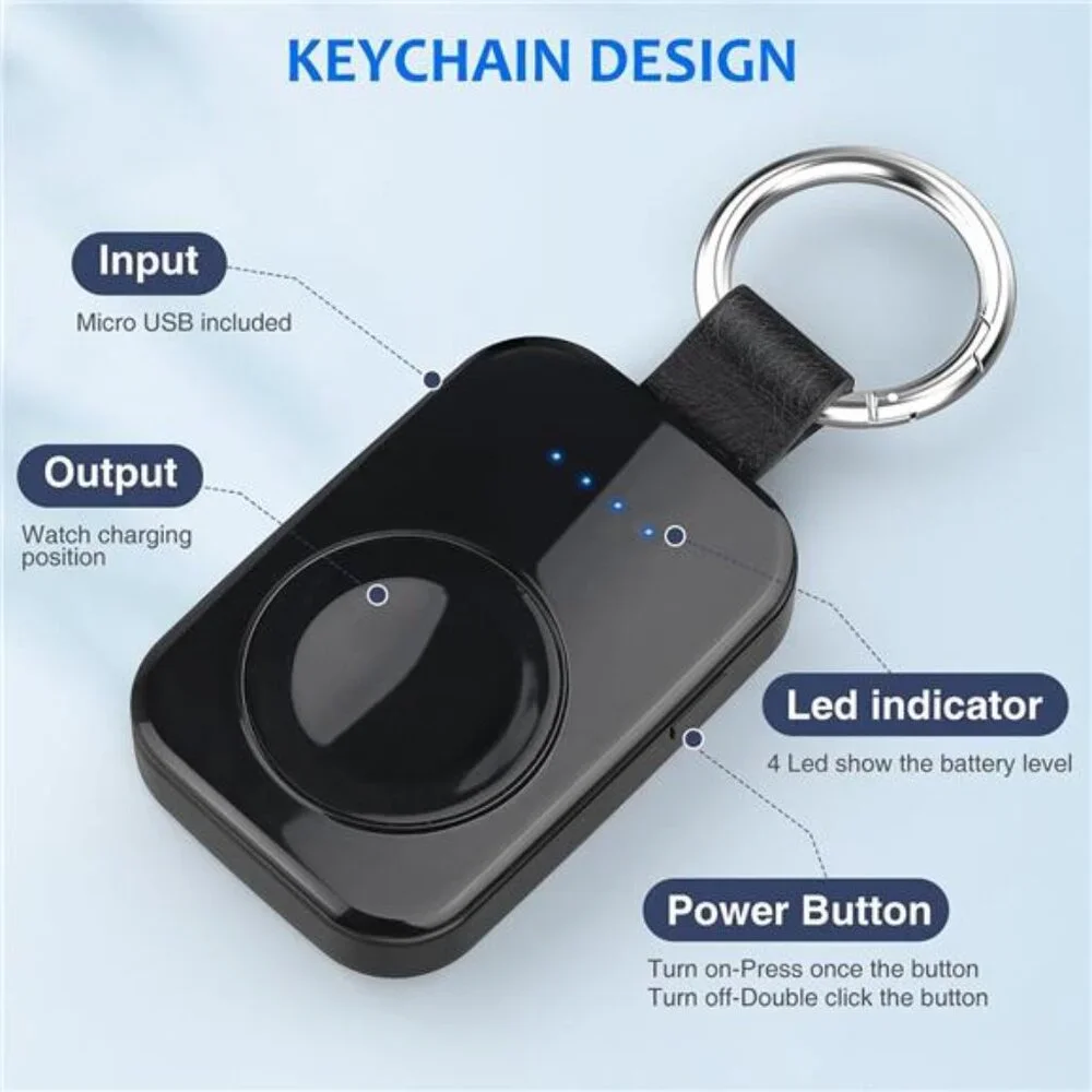 Portable Wireless Charger for Apple Watch Series,Compact Magnetic iWatch Charger